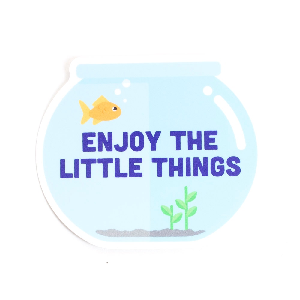 Stickers Northwest, Stickers, Art & School, 3", 632530, Enjoy the Little Things